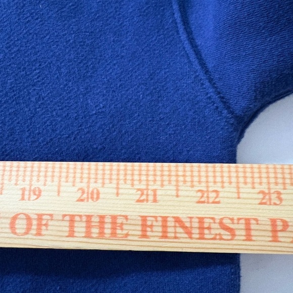 J Crew “Après Ski” Women's Oversized, Cropped, Navy, Super Soft Sweatshirt. S - Picture 10 of 12